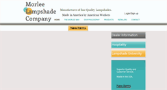 Desktop Screenshot of morleelampshade.com